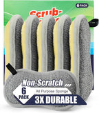 Dual Sided Multi-Purpose Sponges Kitchen, Non Scratch Dish Sponge by PANYEE