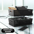 Simple Houseware 2 Tier Bathroom Organizer Tray Pull-Out Sliding Drawer - Image 9