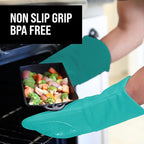 BPA-Free Soft Silicone Oven Mitts - Image 5