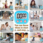 ZILLEEN Classroom Timers for Kids Classroom Magnetic Digital Kitchen Timers for - Image 5