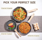 JEETEE Nonstick Frying Pans Skillet - Image 2
