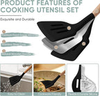 Herogo 5-Piece Cooking Utensils Set, Silicone Kitchen Utensils Set - Image 3