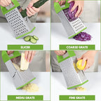 Urbanstrive Cheese Grater With Container, Professional Cheese Grater with Handle - Image 3
