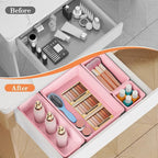 SpaceHacks 25 PCS Plastic Drawer Organizer Set, 4-Size Versatile Organizer - Image 4