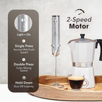 Zulay Kitchen Rechargeable Milk Frother Handheld - Image 4