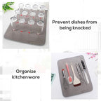 2 Pack Microfiber Dish Drying Mat, Absorbent Dish Drainer Kitchen Counter - Image 4