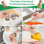 Bamboo Dish Brush Set - Image 5