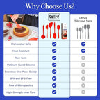 GIR 5-Piece Silicone Kitchen Utensils Set, Non-Toxic Cooking Utensils - Image 8