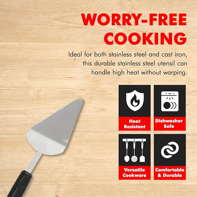 Chef Craft Select Pie/Cake Server, 11.5 inch, Stainless Steel - Image 2