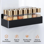 Mystozer Magnetic Spice Rack for Refrigerator, Kitchen Organizer and Storage - Image 2