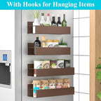 HuggieGems 4 Pack Magnetic Spice Storage Rack Organizer - Image 2