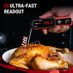 TempPro Lightning 1-Sec Instant Read Meat Thermometer, Kitchen Food Thermometer - Image 3