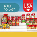 Dial Industries Adjustable 3 Tier Expandable Shelf Spice and Seasoning Jars - Image 2