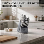 KnifeSaga Knife Set, Razor Sharp Knife Block Set - Image 6