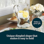 Libbey Impressions Large Glass Pitcher, 80 Oz, Tall Cocktail Pitcher, Modern - Image 6