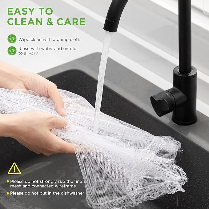 Extra Large Mesh Food Covers for Outside Collapsible and Reusable Food Tents - Image 7