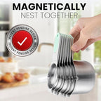 Spring Chef Magnetic Stainless Steel Measuring Cups, Kitchen Tools - Image 4