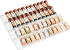 Yieach 8 Pack Adjustable In Drawer Spice Organizer by Yieach