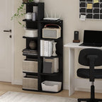 Furinno PASIR Book Shelf, 5-Tier Corner Bookshelf - Image 2