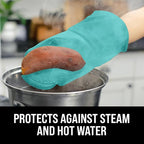 BPA-Free Soft Silicone Oven Mitts - Image 4