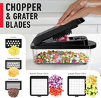 Mueller Pro-Series 10-in-1, 8 Blade Vegetable Chopper, Mandoline Slicer - Image 5