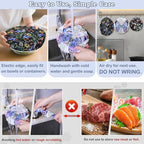 5-Size Reusable Beeswax Bowl Covers - Image 6