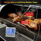 TempPro TP17 Dual Probe Digital Cooking Meat Thermometer Large LCD Backlight - Image 3