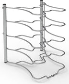 Simple Houseware Cabinet Pantry Pot and Pan Organizer Holder Rack - Image 2