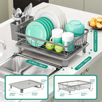 GAOKASE Dish Drying Rack, Stainless Steel-Dish Rack, Dish Racks - Image 3