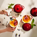 Kook Ceramic Mini Cocotte Set, Small Casserole Dishes - Image 4