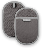 KitchenAid Asteroid Pot Holder 2-Pack Set, Charcoal Grey by KitchenAid