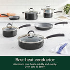 Cuisinart 11-Piece Nonstick Cookware Set, Ceramica XT - Image 4