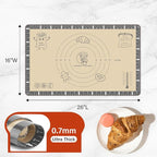 Silicone Mat for Baking Macaron, Extra Thick Silicone Baking Mat - Image 3