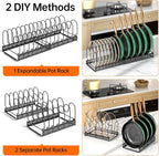 MUDEELA Pots and Pans Organizer Rack - Image 5