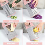 Urbanstrive Cheese Grater With Container, Professional Cheese Grater with Handle - Image 3