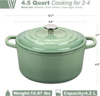 VORRINGARD Enameled Cast Iron Dutch Oven Pot - Image 2