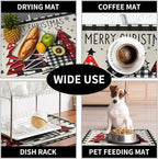 Merry Christmas Dish Drying Mats - Image 7