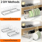 MUDEELA Pots and Pans Organizer Rack - Image 5