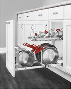 Rev-A-Shelf 2-Tier Kitchen Cabinet Pullout 11.75" Cabinet Organizer - Image 8