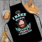 Baking Apron for Women I Baking Because People Is Frowned Aprons Gifts for Men - Image 6