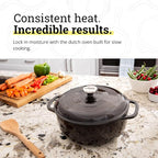 Lodge Essential Enamel Cast Iron Dutch Oven - Image 3