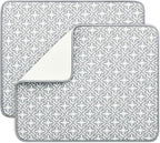 SUBEKYU Dish Drying Mats for Kitchen Counter, Microfiber Absorbent Dish by SUBEKYU
