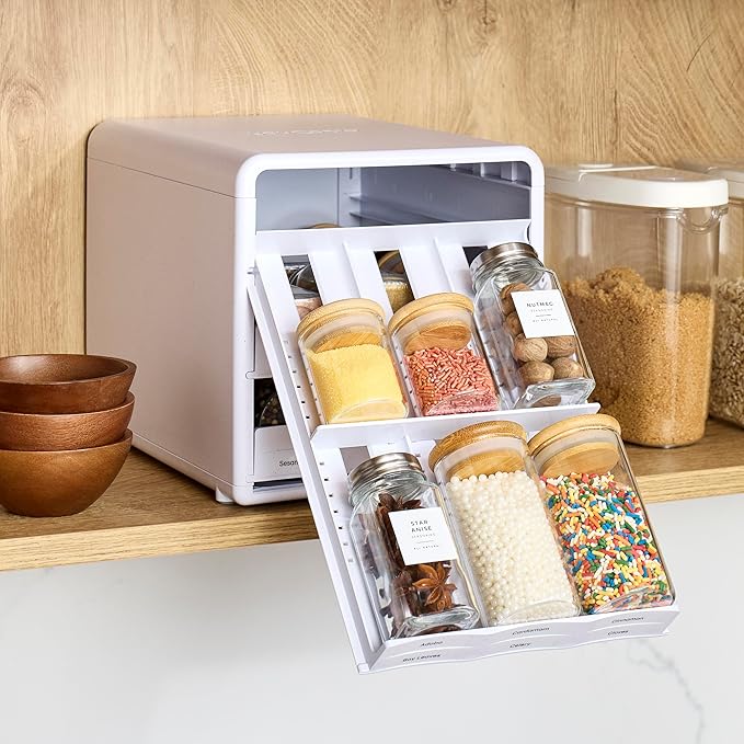 YouCopia SpiceStack, 18-Bottle Adjustable Spice Rack Organizer, Pull-Out - Image 9