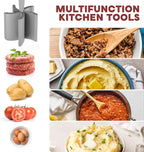2 Pcs Meat Chopper, Hamburger Grinder, Premium Heat Resistant Smasher - Image 3