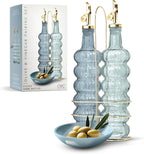 COOK WITH COLOR Glass Olive Oil Bottle Dispenser by CookwithColor