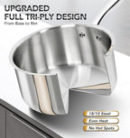 MICHELANGELO 3 Qt Saucepan - Image 2