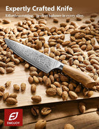 Emojoy Damascus Kitchen Knife Set, 67-Layers Damascus Knife - Image 7