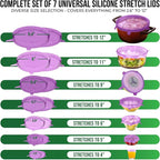 Reusable Silicone Stretch Lids for Food Storage in Fridge - Image 2