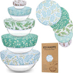 5-Size Reusable Beeswax Bowl Covers by Revahope