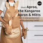 OTOTO Aproo Kitchen Set – Oven Mitts and Chef Apron - Image 2